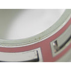 Hermes Move Ash H Logo AG 925 Ring 52 12 Silver Pink Accessories — view 7