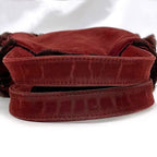Chanel Mouton Bag Handbag Red — view 9
