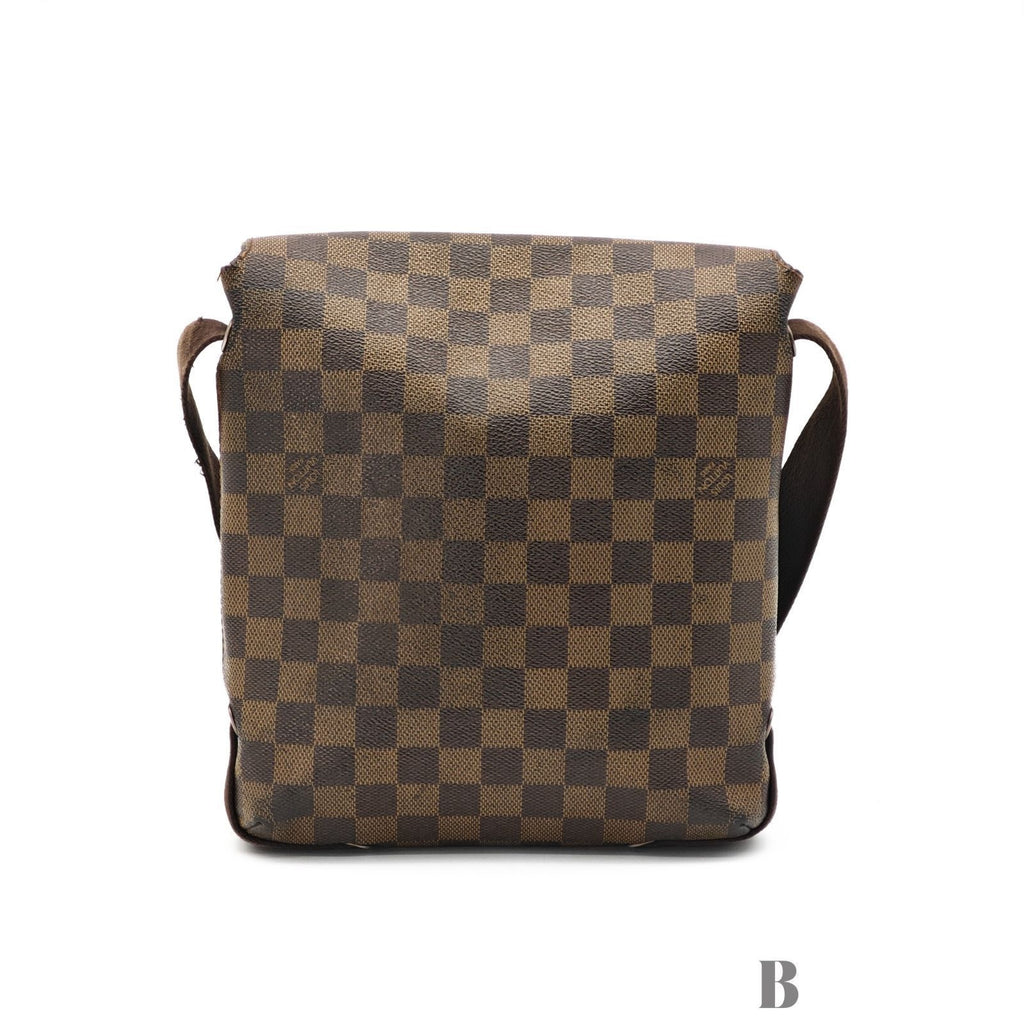 Louis Vuitton Damier Brooklyn PM Shoulder Bag Brown — view 4
