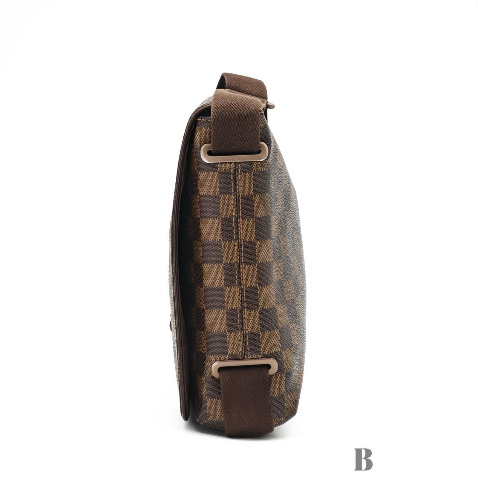 Louis Vuitton Damier Brooklyn PM Shoulder Bag Brown — view 5