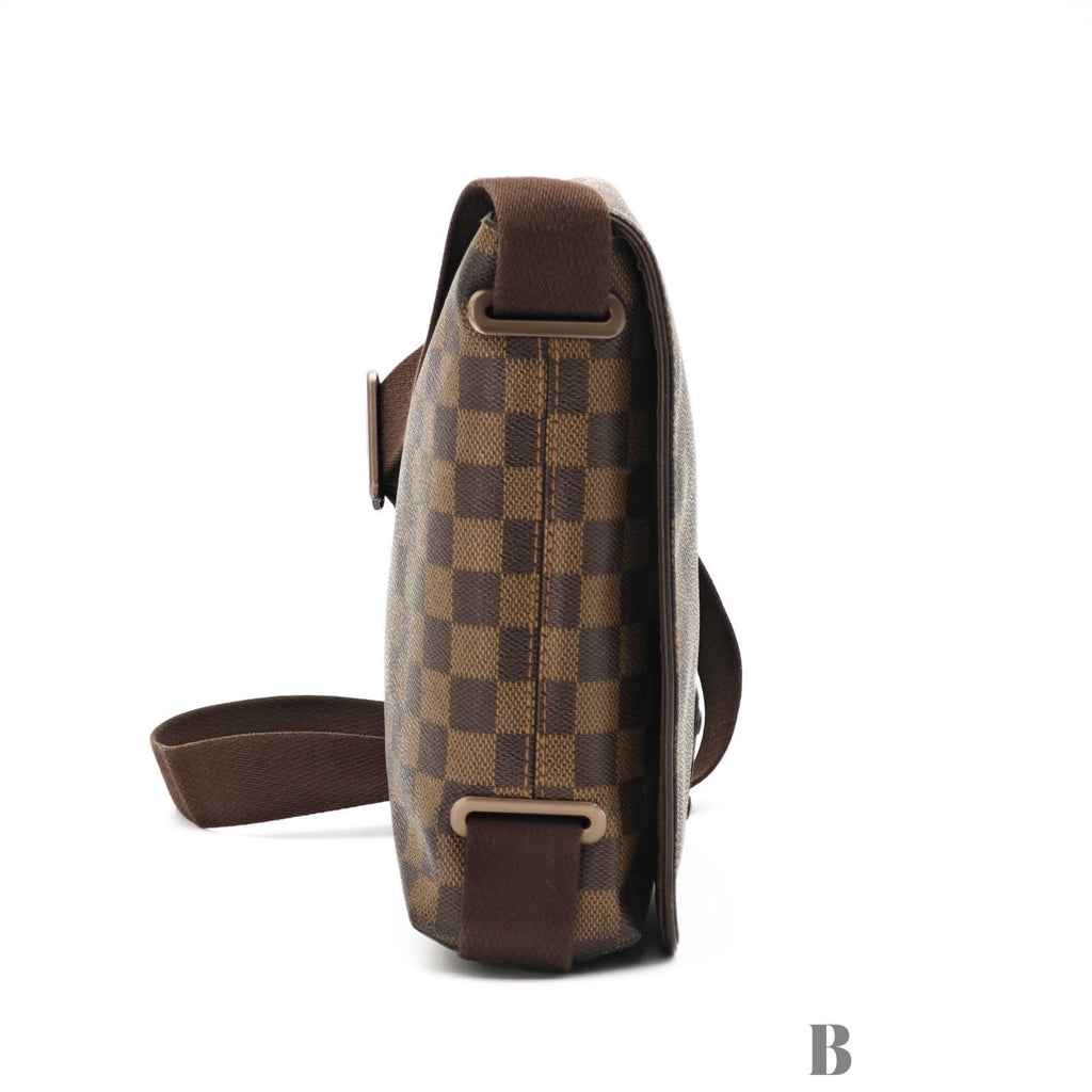 Louis Vuitton Damier Brooklyn PM Shoulder Bag Brown — view 6