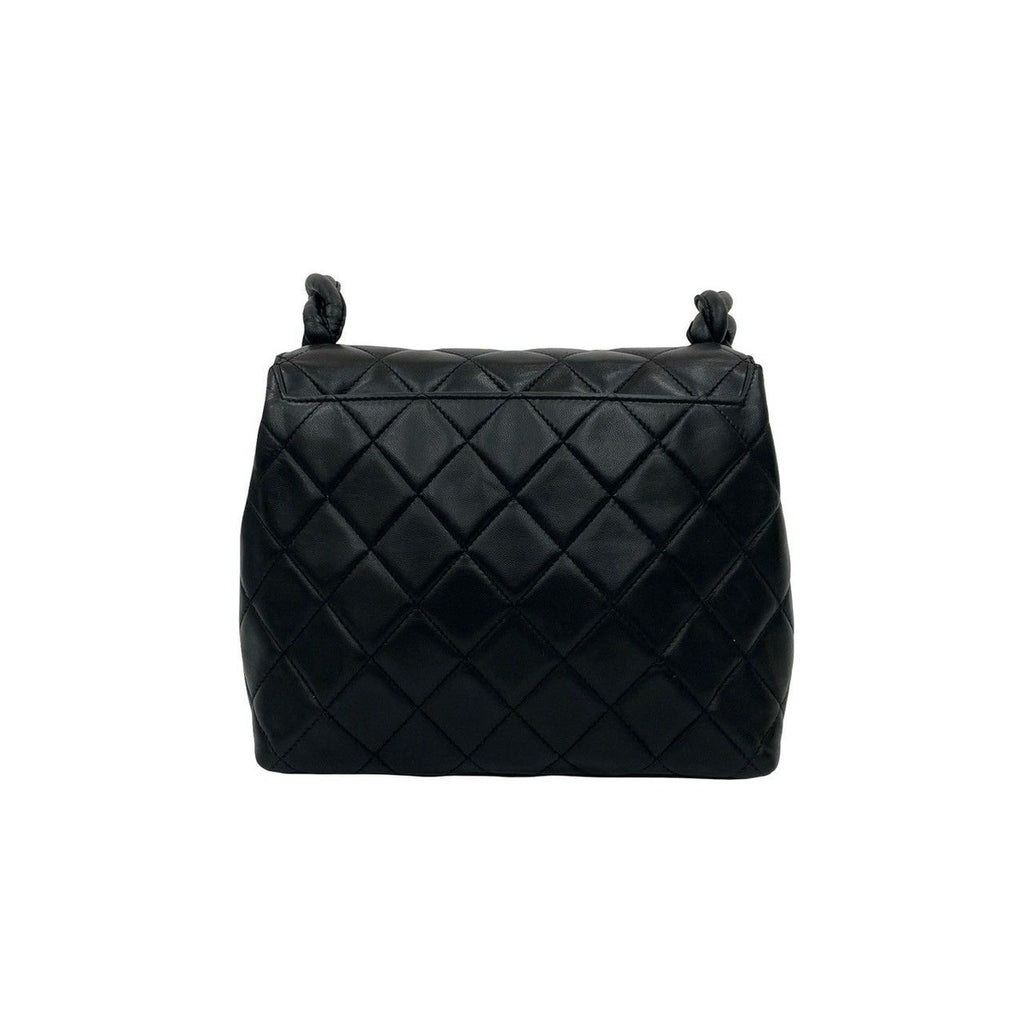 Chanel Card and Vintage Quilted CC Logo Lambskin Shoulder Bag — view 3