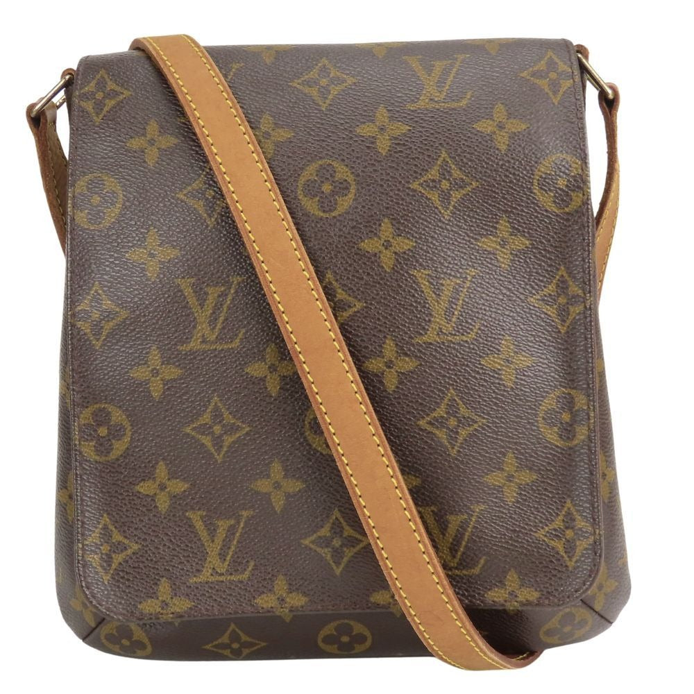 Louis Vuitton Shoulder Bag Musette Salsa Monogram Leather Brown