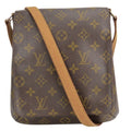 Louis Vuitton Shoulder Bag Musette Salsa Monogram Leather Brown