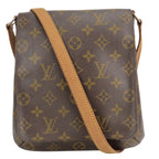 Louis Vuitton Shoulder Bag Musette Salsa Monogram Leather Brown