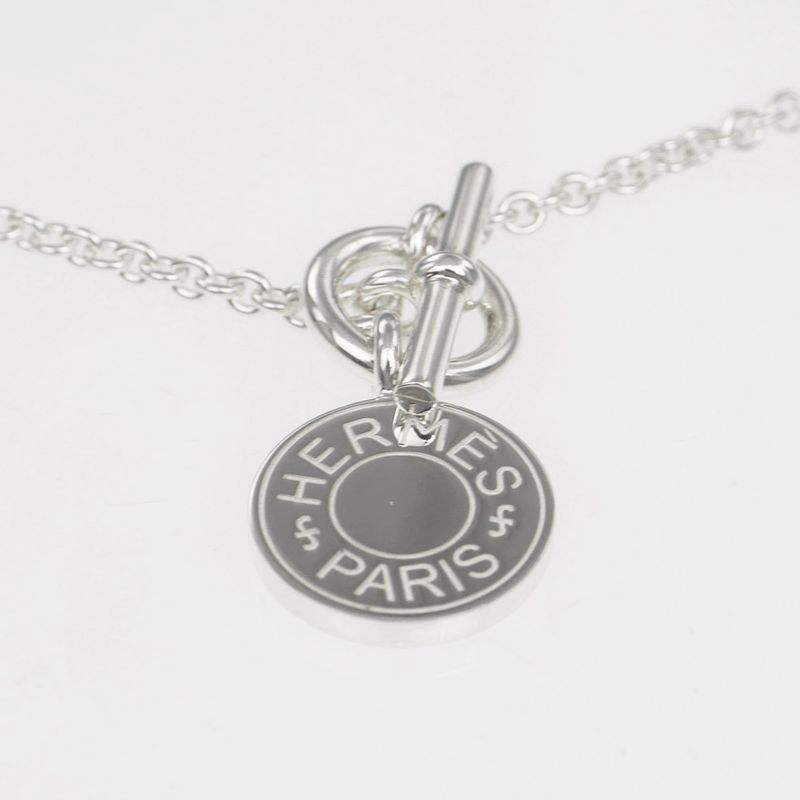 Hermes Necklace Amulet Serie Pendant Silver AG 925 40 cm — view 7