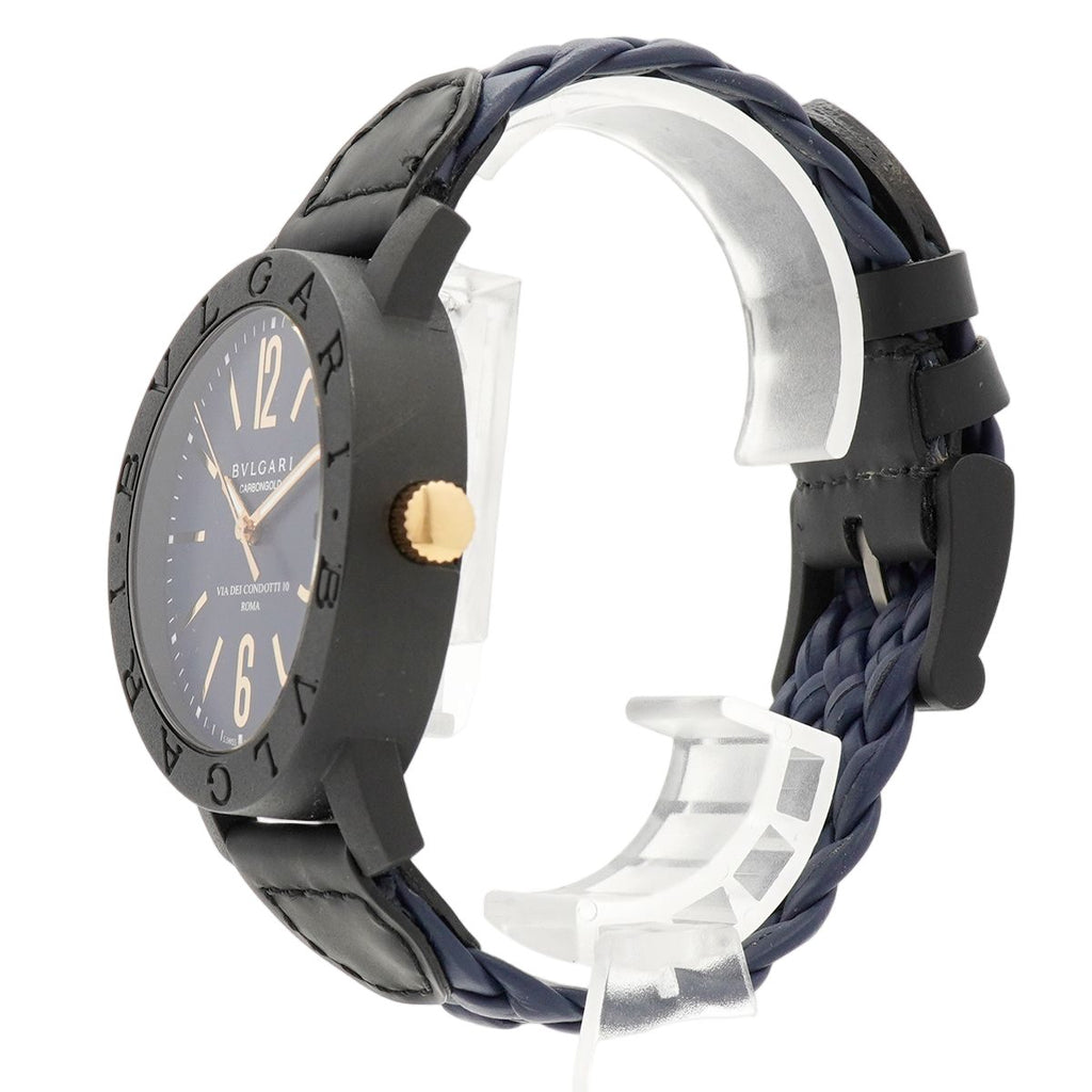 Bvlgari Carbon Gold Blue Dial Watch — view 2