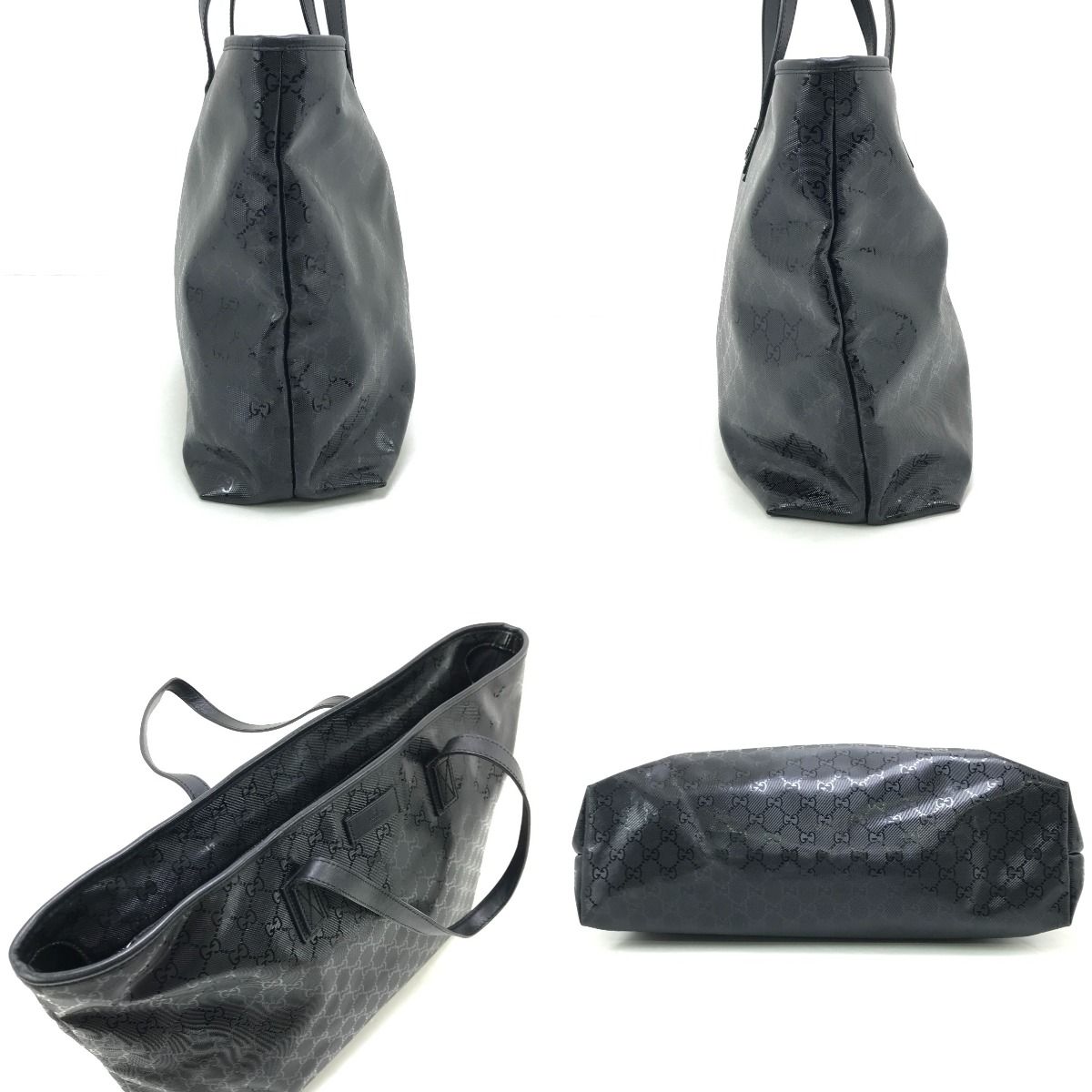 Gucci Tote Bag with Stains Inside Black — view 4