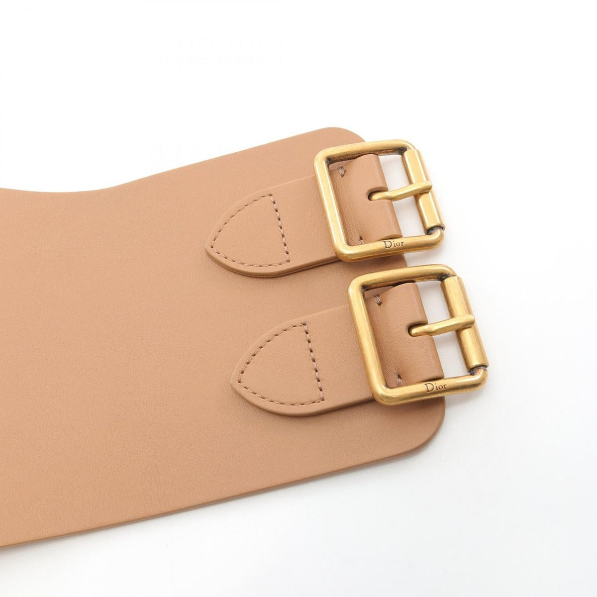 Dior Belt D-lace Corset Brown Leather — view 3