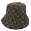 Gucci Bucket Hat Size M Cotton Black 1065