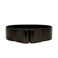 Bottega Veneta Belt Brown M Thick Waist 88 cm 85 Leather