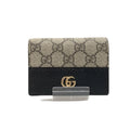 Gucci GG Marmont Supreme Mini Wallet Bifold Beige