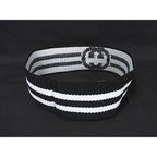 Gucci Interlocking Polyester Rubber Thread Headband Hair Black — view 2