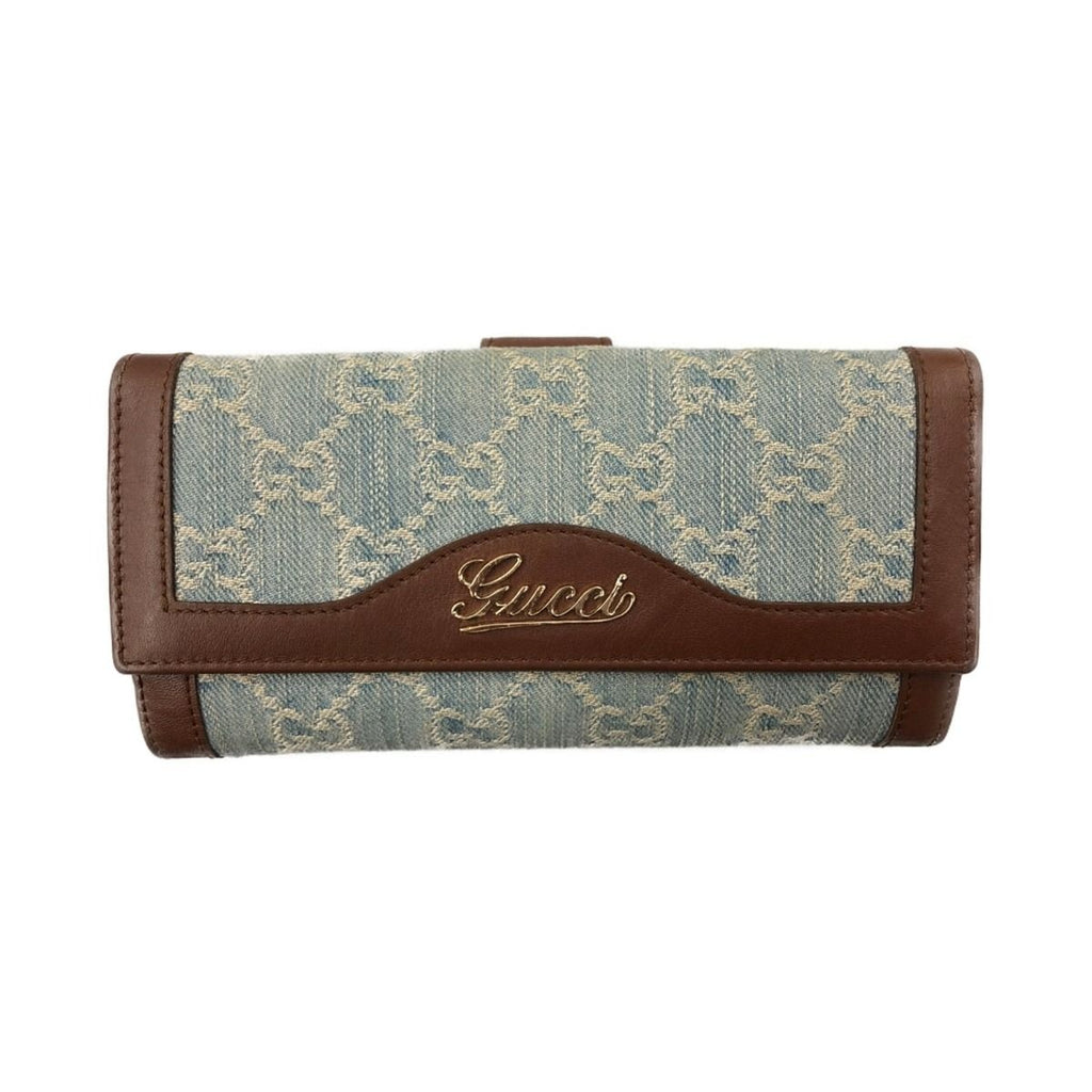Gucci GG Denim Brown Blue