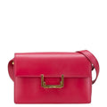Saint Laurent Classic Lou Crossbody Shoulder Bag Pink Leather