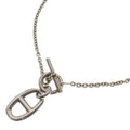 Hermes Chaine D'ancre Amulet Necklace Pendant Chain Silver SV 925