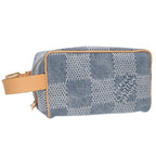 Louis Vuitton Rocker Topkid Damier Allover Denim Handbag