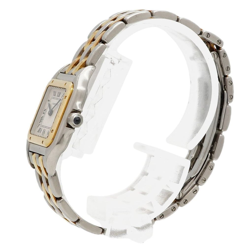 Cartier Panthere SM 2 Row Beige Dial Watch — view 2