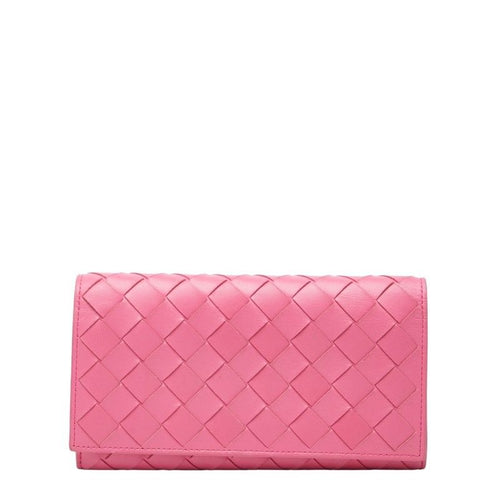 Bottega Veneta Intrecciato Pink Leather