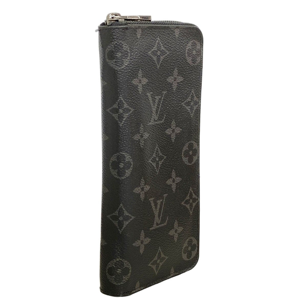 Louis Vuitton Wallet Monogram Eclipse Zippy Vertical Black — view 2