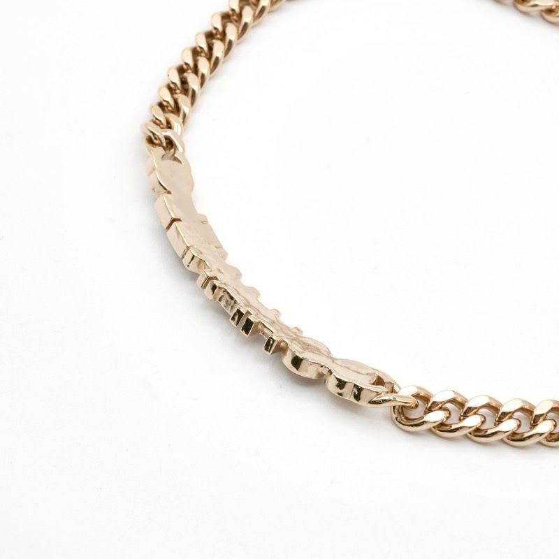 Chanel Choker Gold Black White Coco Mark Logo — view 5