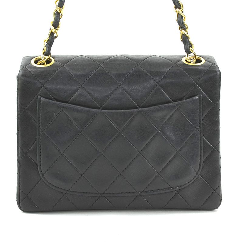 Chanel Shoulder Lambskin Black Bag — view 3