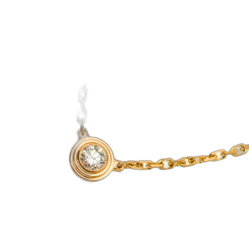 Cartier Dame Diamond Necklace XS 18K PG Pink Gold 750 Diamant