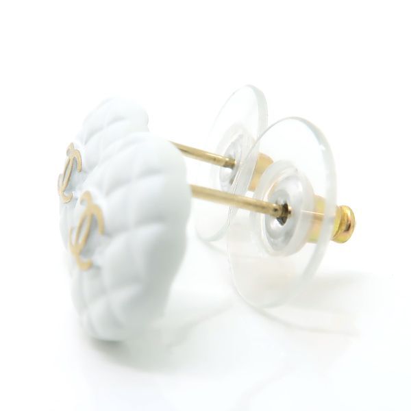 Chanel A19 C Coco Mark Quilted White Mini — view 4