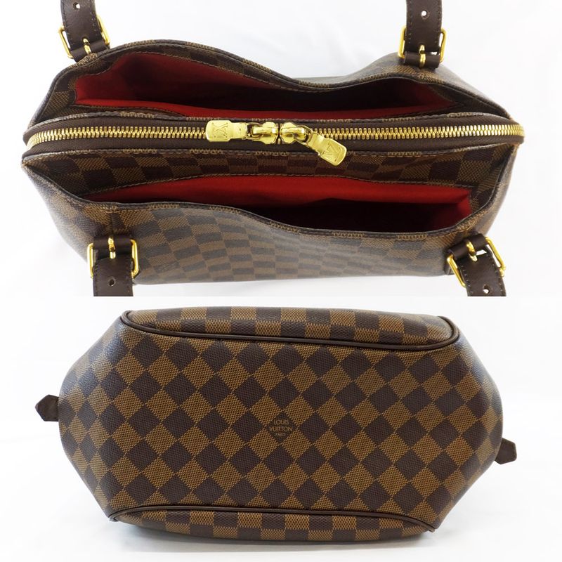 Louis Vuitton Belem MM Shoulder Bag Damier Brown — view 5