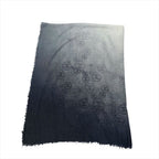 Chanel CC Logo Gradient Cashmere Large Shawl Scarf — view 3