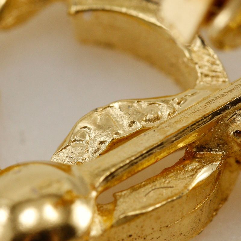 Chanel Coco Mark Vintage Gold Plated 7.0 g Earrings — view 8
