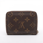 Louis Vuitton Monogram Zippy Coin Purse Wallet Round Zip Compact — view 6