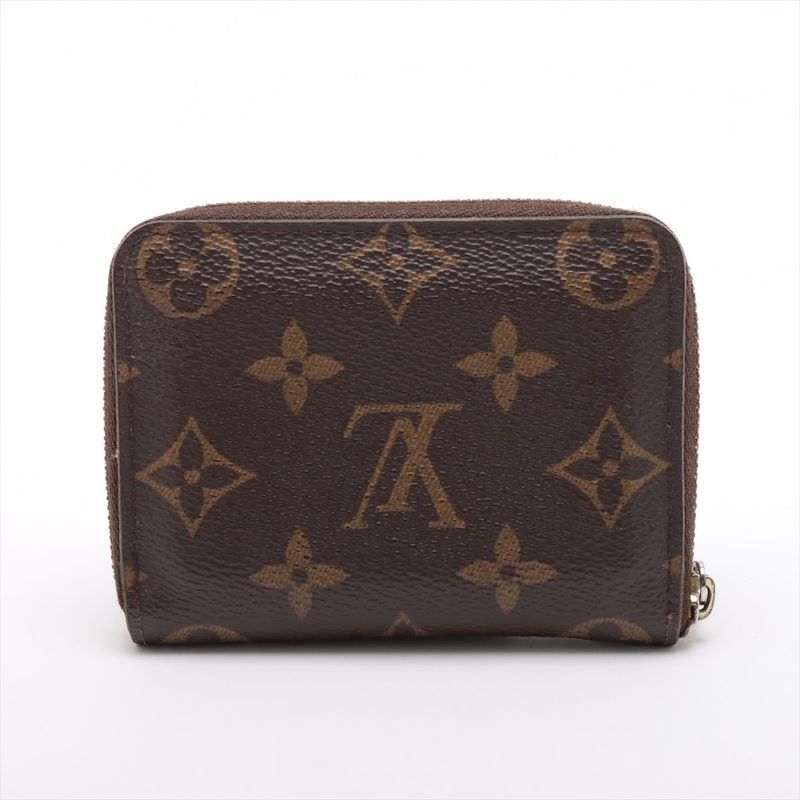 Louis Vuitton Monogram Zippy Coin Purse Wallet Round Zip Compact — view 6