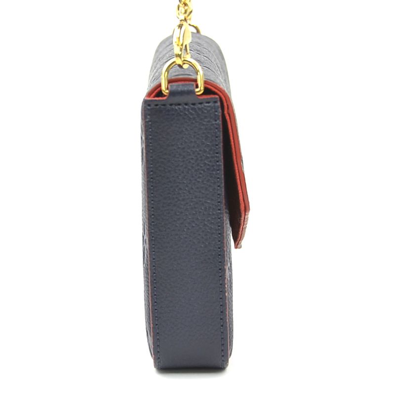 Louis Vuitton Chain Wallet Crossbody Bag Monogram Empreinte Pochette — view 2