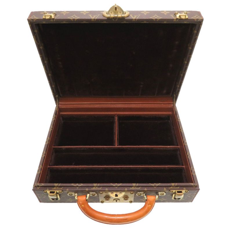 Louis Vuitton Monogram Boite Bijoux Jewelry Case Trunk Bag 0085 — view 8