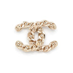 Chanel Brooch Corsage Gold Coco Mark Rhinestone — view 4