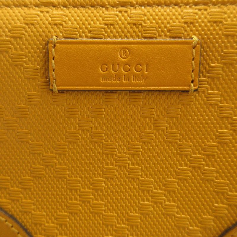 Gucci Tiamante Leather Yellow Coin Case Card 0069 — view 8
