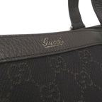 Gucci GG Abbey Tote Bag Canvas Leather Dark Brown 0767 — view 8