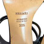 Hermes Leather Strap Sandals Size 36 1/2 Brown — view 8