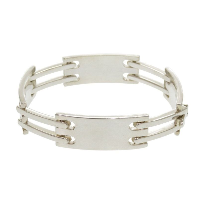 Gucci Logo Plated Silver 925 Bracelet 0516 — view 3