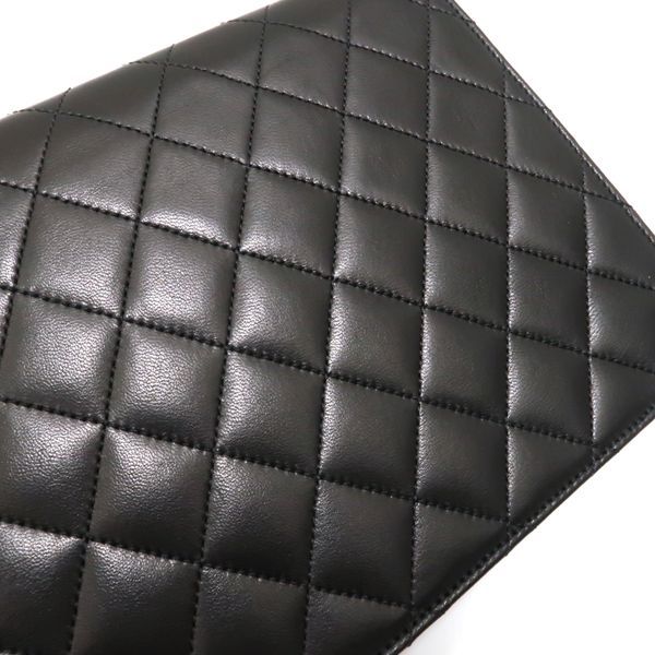 Chanel Chain Shoulder Bag Quilted Push Lock Black Hardware Officially — view 6