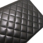 Chanel Chain Shoulder Bag Quilted Push Lock Black Hardware Officially — view 6