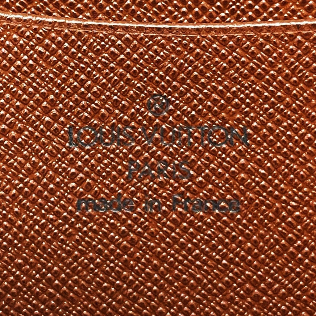 Louis Vuitton Monogram Porte Monnaie Zip Brown Long Wallet — view 4