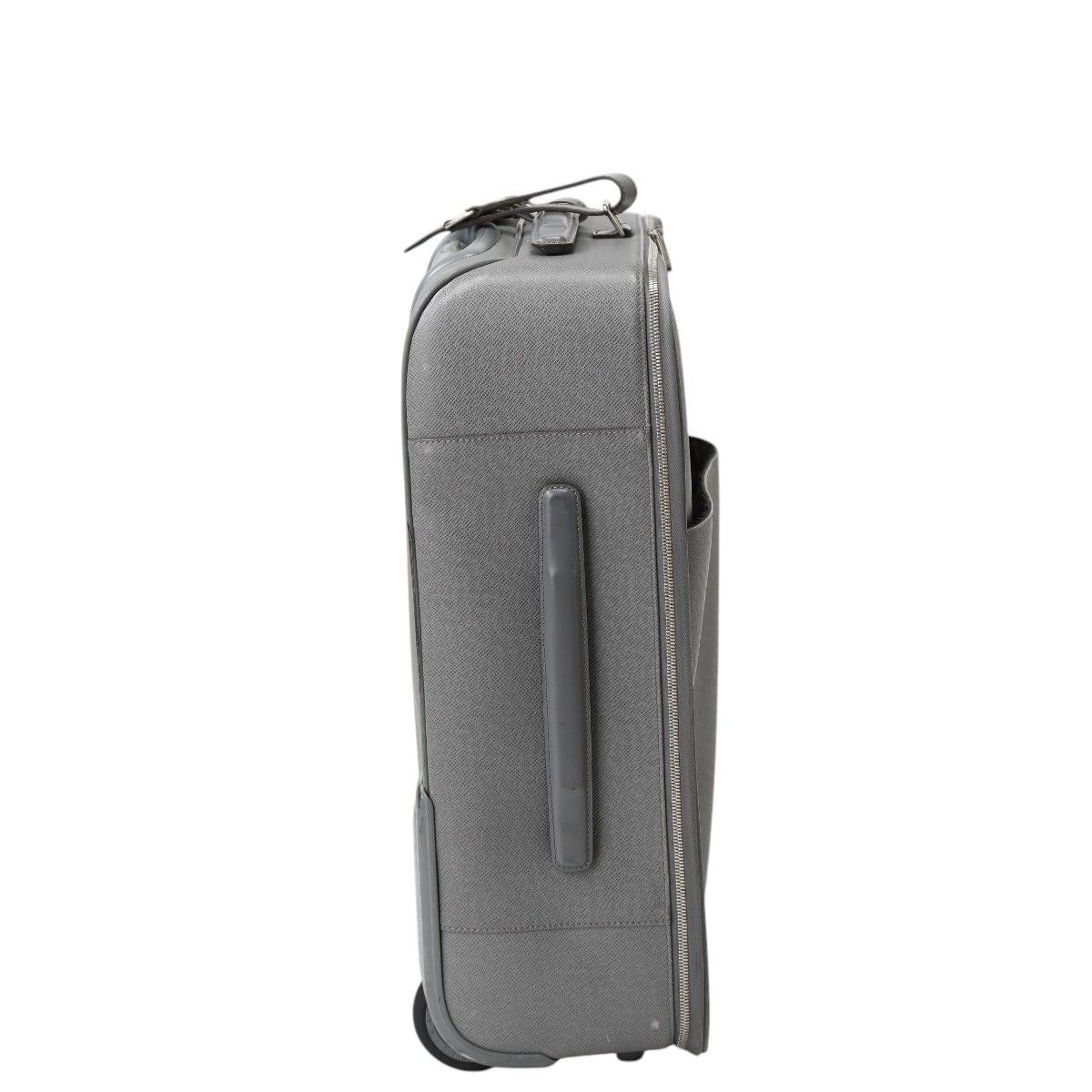 Louis Vuitton Taiga Travel Bag Pegase 55 Suitcase Gray — view 5