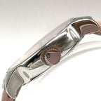 Bvlgari Solo Tempo St29 S Quartz Date Pink Dial Leather Watch Stuck — view 3