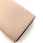 Fendi Trifold Wallet Pink Beige Gold Fize — view 6