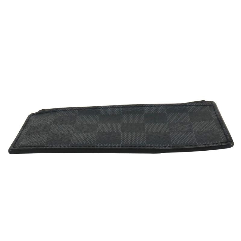 Louis Vuitton Card Case Coin Holder Damier Graphite Black Gray — view 4
