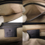 Gucci GG Supreme Canvas Navy Beige Shoulder Bag Blue 0088 — view 7