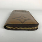 Louis Vuitton Monogram Giant Reverse Zippy Wallet Brown — view 4