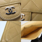 Chanel Coin Case Timeless Classic Lambskin Beige Silver Hardware 10 — view 6